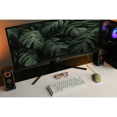 2E Акустична система PCS234 RGB, 2.0, USB, Black