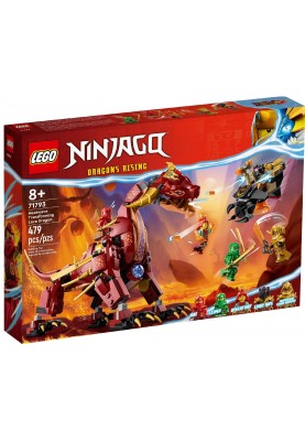LEGO Конструктор Ninjago Вулканічний Дракон, що трансформує Хітвейва