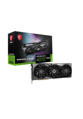 MSI Відеокарта GeForce RTX 4070 Ti SUPER 16GB GDDR6X GAMING X SLIM