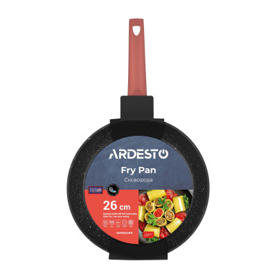 ARDESTO Сковорода Gemini Molise, 26см, алюміній, червоний