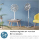 Philips Вентилятор Philips підлоговий Series 2000, 40см, 48Вт, таймер, поворот 180, білий