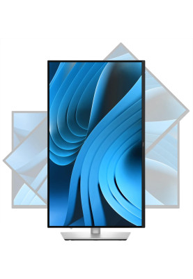 Dell Монітор 27" P2725QE HDMI, DP, USB-C, RJ-45, IPS, 3840x2160, 100Hz, sRGB 99%, Pivot