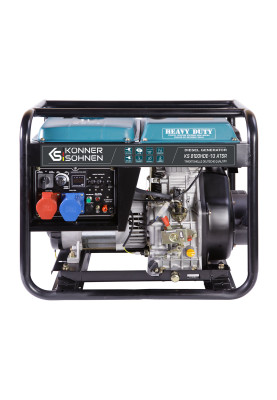 Könner & Söhnen Генератор дизельний KS 8100HDE-1/3 ATSR (EURO V), 230/400В, 5.5/6.0кВт, передстартовий підігрів, вихід ATS, 117кг