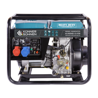 Könner & Söhnen Генератор дизельний KS 8100HDE-1/3 ATSR (EURO V), 230/400В, 5.5/6.0кВт, передстартовий підігрів, вихід ATS, 117кг