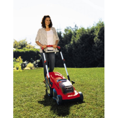 Einhell Газонокосарка RASARRO 36/38, PXC, акум., 2x18В 4Ah, 38см, 45л, 15.5кг