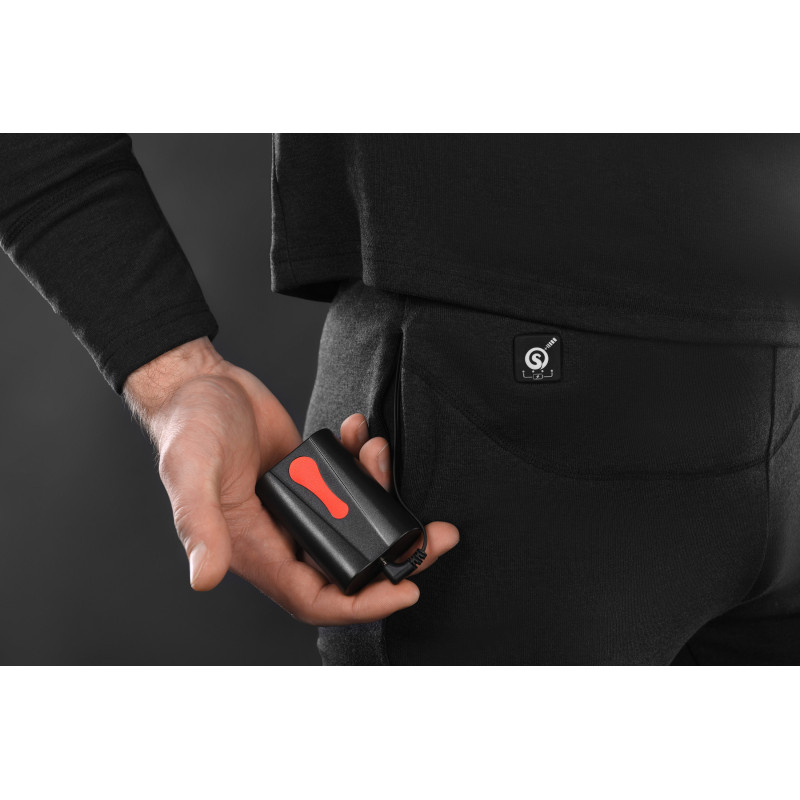 2E Tactical Чоловіча термобілизна з підігрівом eFiber for Men Black, розмір XXL
