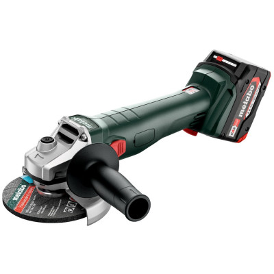 Metabo Шліфмашина кутова акумуляторна W 18 L 9-125, 125мм, Li-Power, 2*18В, 4Аг, 8500об/хв, М14, 2.3кг