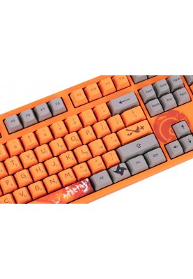 Akko Клавіатура механічна 3108 Naruto 108Key, CS Pink V2, USB-A, EN/UKR, No Led, Оранжевий