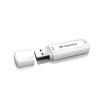 Transcend Накопичувач 64GB USB 3.1 Type-A JetFlash 730 White Transcend Накопичувач 64GB USB 3.1 Type-A JetFlash 730 White
