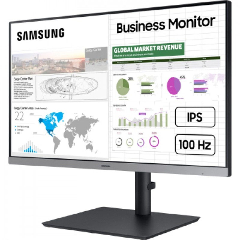 Samsung Монітор 27" S27C430 HDMI, DP, USB, IPS, 100Hz, 4ms
