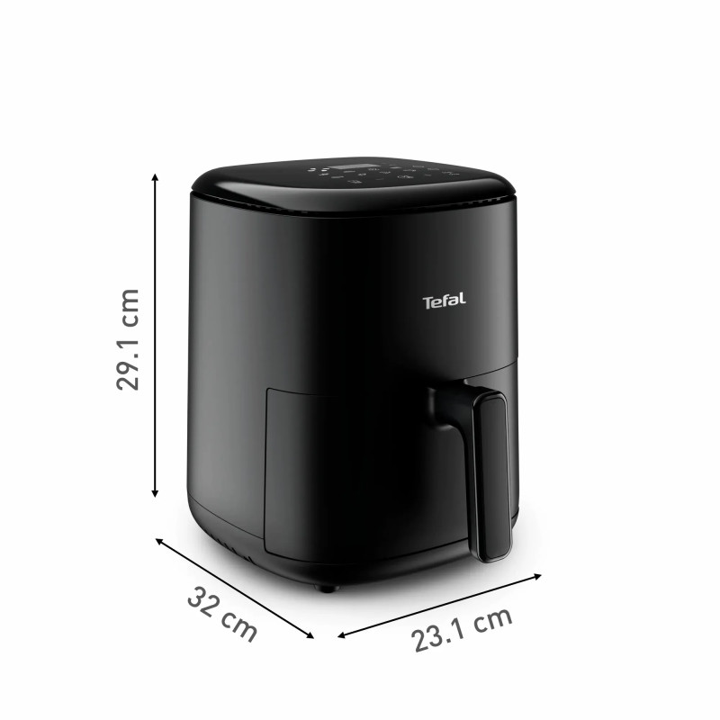 Tefal Мультипіч EasyFry Compact, 1300Вт, чаша-3л, сенсорне керув., пластик, чорний