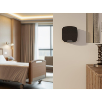 Ajax Бездротовий голосовий модуль SpeakerPhone, Full-duplex, 103Db, Jeweller, Wings, чорний