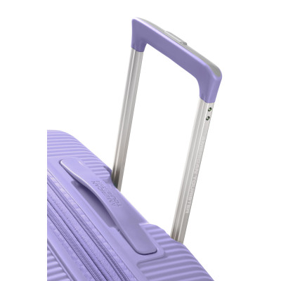 American Tourister Валіза American Tourister, Soundbox, поліпропілен, мала, 55см, 35.5/41л, TSA, 4 колеса, EXP, лавандовий American Tourister Валіза American Tourister, Soundbox, поліпропілен, мала, 55см, 35.5/41л, TSA, 4 колеса, EXP, лавандовий
