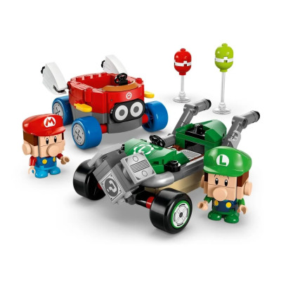 LEGO Конструктор LEGO Super Mario Mario Kart – Baby Mario vs. Baby Luigi LEGO Конструктор LEGO Super Mario Mario Kart – Baby Mario vs. Baby Luigi