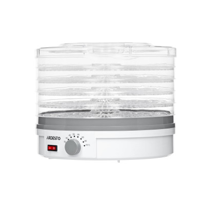 ARDESTO Сушарка для продуктів FDB-5320, 245Вт, піддонів -5x3см, діаметр-32см, макс-70°С, рег.темп, пластик , білий ARDESTO Сушарка для продуктів FDB-5320, 245Вт, піддонів -5x3см, діаметр-32см, макс-70°С, рег.темп, пластик , білий