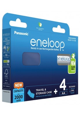 Panasonic Акумулятор Eneloop AA 2000 4BP mAh NI-MH+case