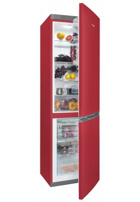 SNAIGE Холодильник з нижн. мороз., 194.5x60х65, холод.відд.-233л, мороз.відд.-88л, 2дв., A++, ST, червоний