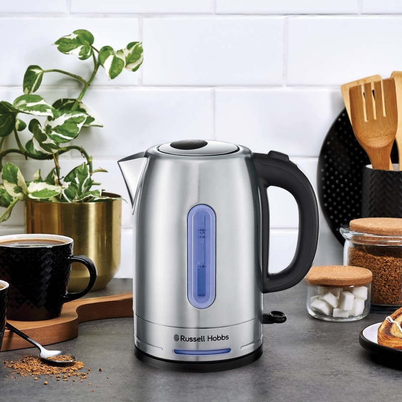 Russell Hobbs Електрочайник, 1,7л, метал, чорний