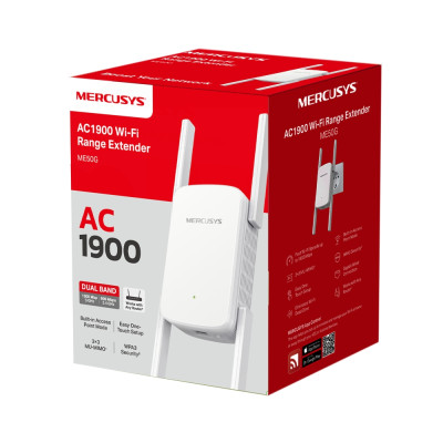Mercusys Повторювач Wi-Fi сигналу ME50G AC1900 1хGE LAN ext.