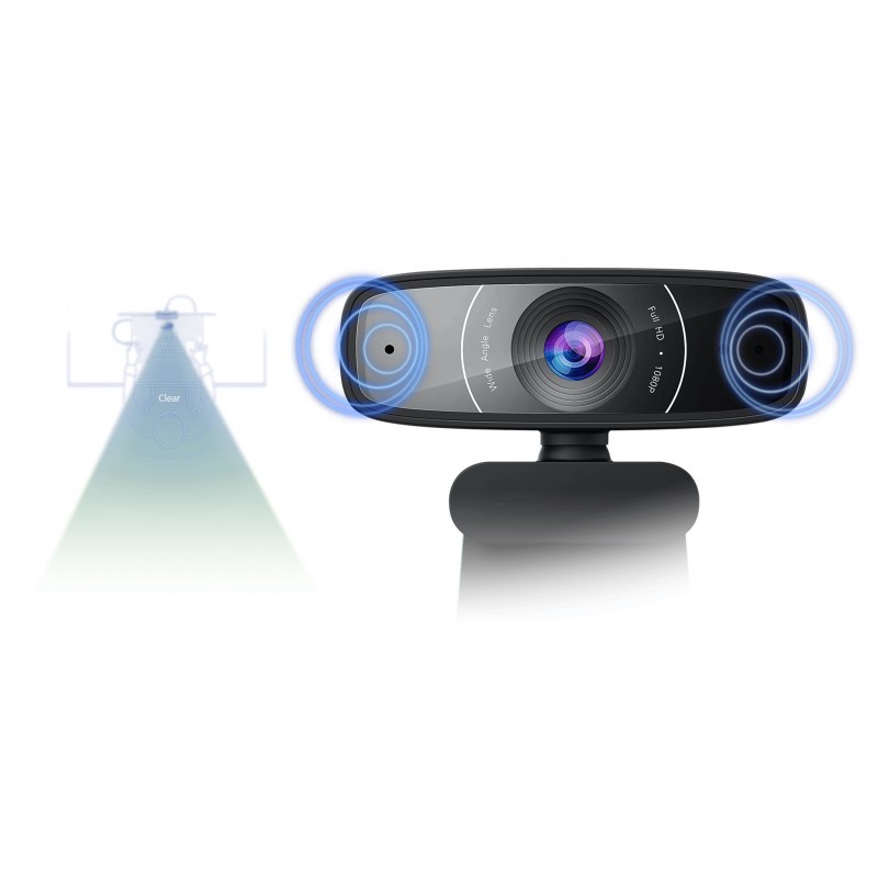 ASUS Веб-камера Webcam C3 Full HD Black