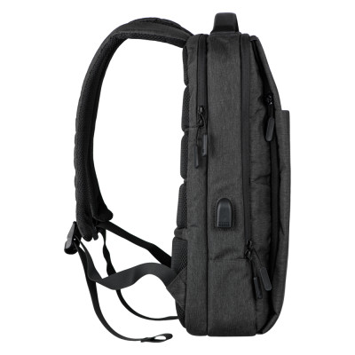 2E Рюкзак, Melange 16", чорний