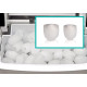 Gorenje Льодогенератор побутовий, 12кг/добу, 1,3л, дисплей, сріблясто - чорний