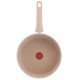 Tefal Сотейник Delight, з кришкою, 24см, алюміній, бпкеліт, бежевий