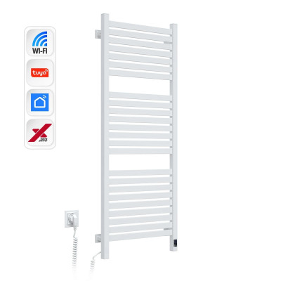 Navin Рушникосушка електрична Авангард Х, 1200х480х71мм, Wi-Fi, сталь, білий, ліве підключення