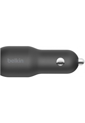 Belkin Зарядний пристрій автомобільний 37Вт USB-A/USB-C PD PPS, чорний