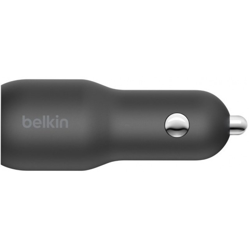 Belkin Зарядний пристрій автомобільний 37Вт USB-A/USB-C PD PPS, чорний