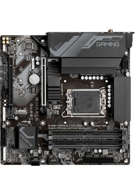 Gigabyte Материнська плата B760M G X AX DDR4 s1700 B760M 4xDDR4 M.2 HDMI DP mATX