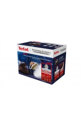 Tefal Праска-парогенератор Pro Express Ultimate, 3000Вт, 1200мл, паровий удар -600гр, постійна пара - 170гр, керам. підошва, бордовий