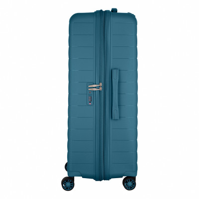 2E Валіза, Aero, поліпропілен, велика, 99/119 л, TSA, 4 колеса, EXP, синій