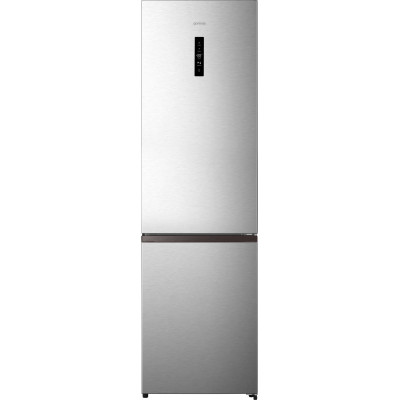 Gorenje Холодильник з нижн. мороз. камерою, 200х60х60см, 2 двері, 238 (98) л, А +, NF +, Зона св-ті, Зовн. Дисп, сірий