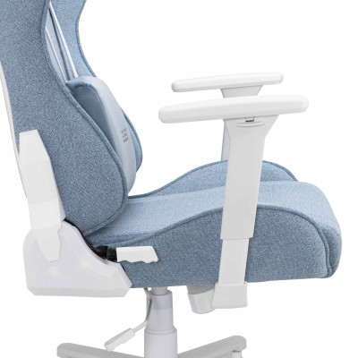 2E Gaming Крісло BUSHIDO II WE, тканина, 3D-Armrests, блакитний світлий 2E Gaming Крісло BUSHIDO II WE, тканина, 3D-Armrests, блакитний світлий