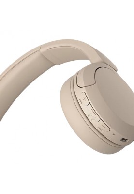 Sony Навушники On-ear WH-CH520 BT 5.2, SBC, AAC, Wireless, Mic, Бежевий