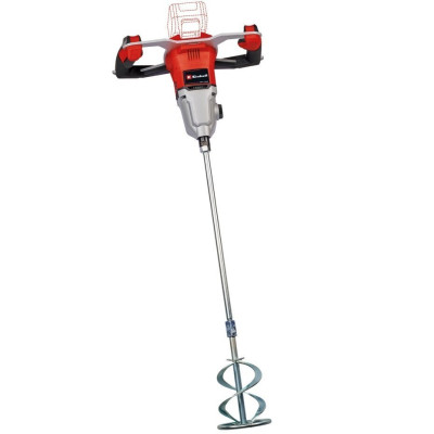Einhell Міксер будівельний акумуляторний TP-MX 18-2LI BL - Solo, PXC, 18В, 450/720об•хв, М14, 60Нм, безщітковий, 5.11кг, без АКБ і ЗП