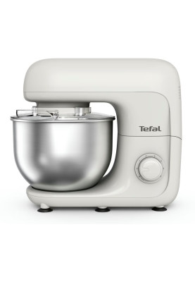 Tefal Міксер планетарний Bake Essential 800Вт, насадки-3, чаша-нерж., метал, 4.8л, білий