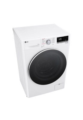 LG Прально-сушильна машина фронтальна, 9(5)кг, 1200, А, 48см, дисплей, пара, інвертор, білий