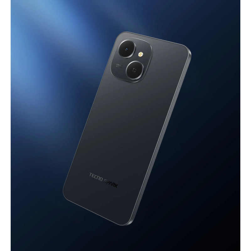 TECNO Смартфон Spark 40C (KM4k) 6.67" 4/128ГБ, 2SIM, 6000мА•год, Ink Black