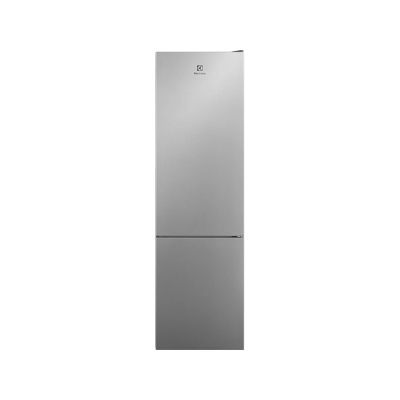 Electrolux Холодильник з нижн. мороз., 201x60х66, холод.відд.-266л, мороз.відд.-94л, 2дв., E, Combi, інв., диспл внутр., нерж