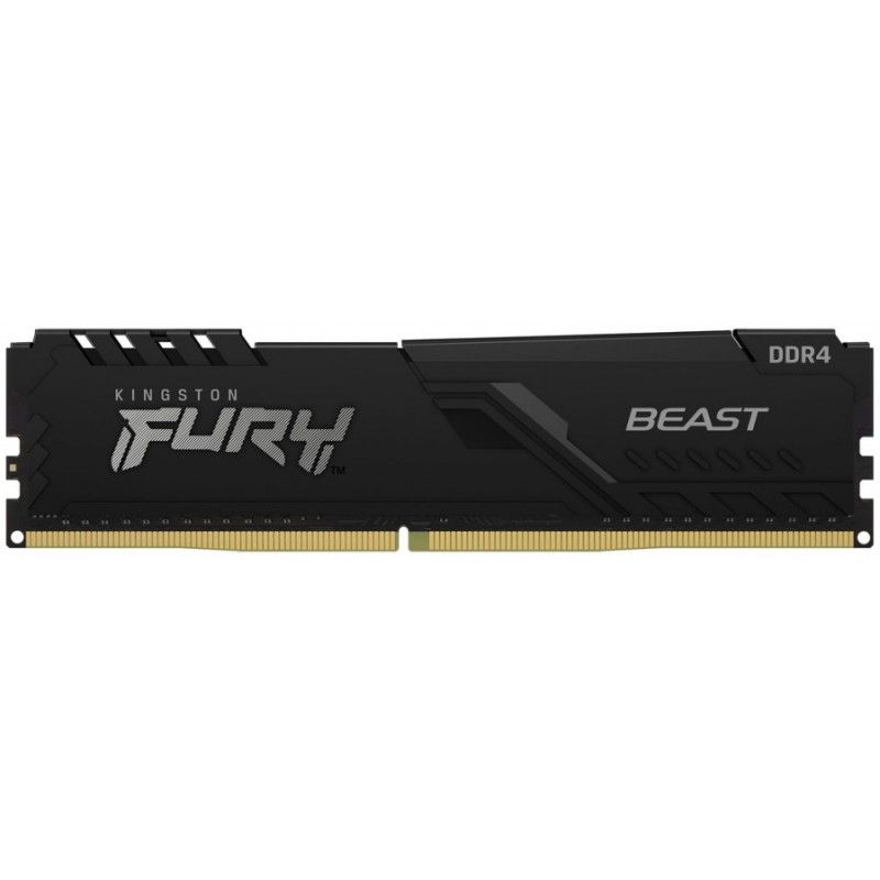 Kingston Пам'ять ПК DDR4 16GB KIT (8GBx2) 3200 FURY Beast Black