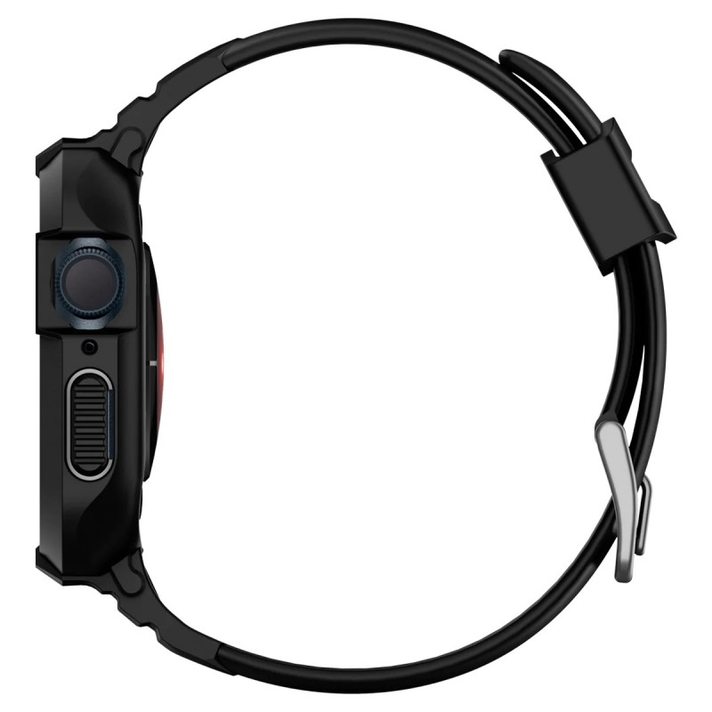 Spigen Чохол та ремінець 2в1 для Apple Watch 45mm/44mm Rugged Armor Pro, Black