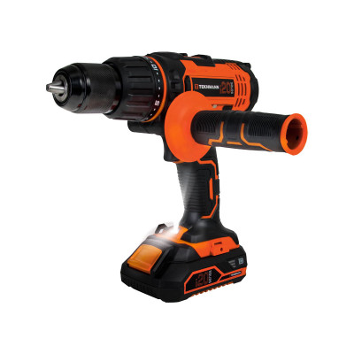 TEKHMANN Шурупокрут-дриль акумуляторний TCD-60/i20 kit 20В 1x2А·год 60Нм 440·1650об·хв 1.55кг