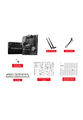 MSI Материнcька плата B760 GAMING PLUS WIFI B760 4xDDR5 M.2 HDMI DP WiFi BT ATX