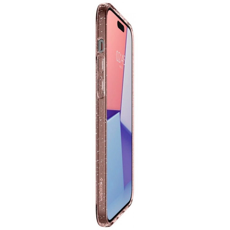 Spigen Чохол для Apple iPhone 15 Liquid Crystal Glitter, Rose Quartz