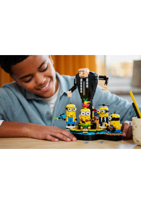 LEGO Конструктор Despicable Me 4 Ґру й посіпаки з кубиків