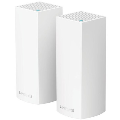 Linksys VELOP WHW0302 AC2200, MESH, 2xGE WAN/LAN, BT 4.0, біл. цв. (2шт.)