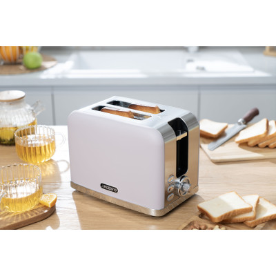 ARDESTO Тостер T-F500L, 800Вт, метал, 2 слоти, ліловий+сріблястий