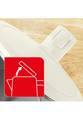 Tefal Електрочайник Thermo Protect, 1.5л, пластик, нержавіюча сталь, світло-бежевий